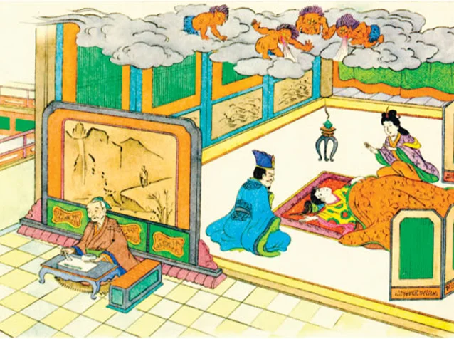 善光寺の御本尊にまつわる絵図