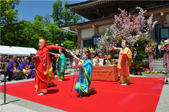 第100回仏都花まつり（長野市仏教会） 